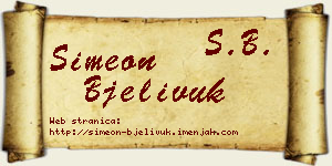 Simeon Bjelivuk vizit kartica